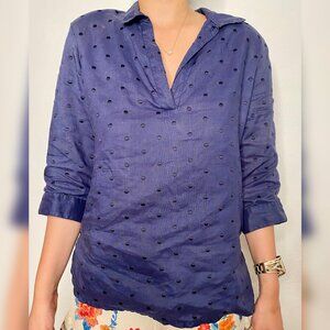 Polkadots Navy Blue & Black